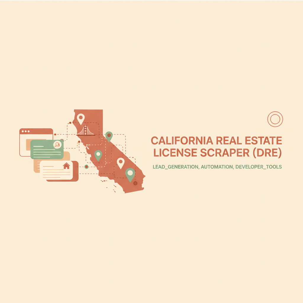 Enhancing Real Estate Operations with California License Data