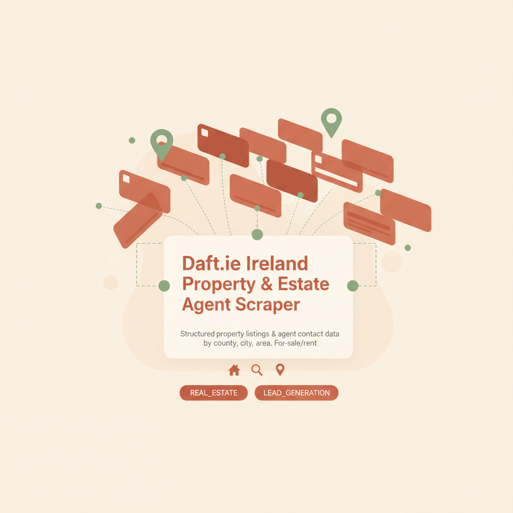 Cómo extraer datos de propiedades de Daft.ie Irlanda para análisis competitivo
