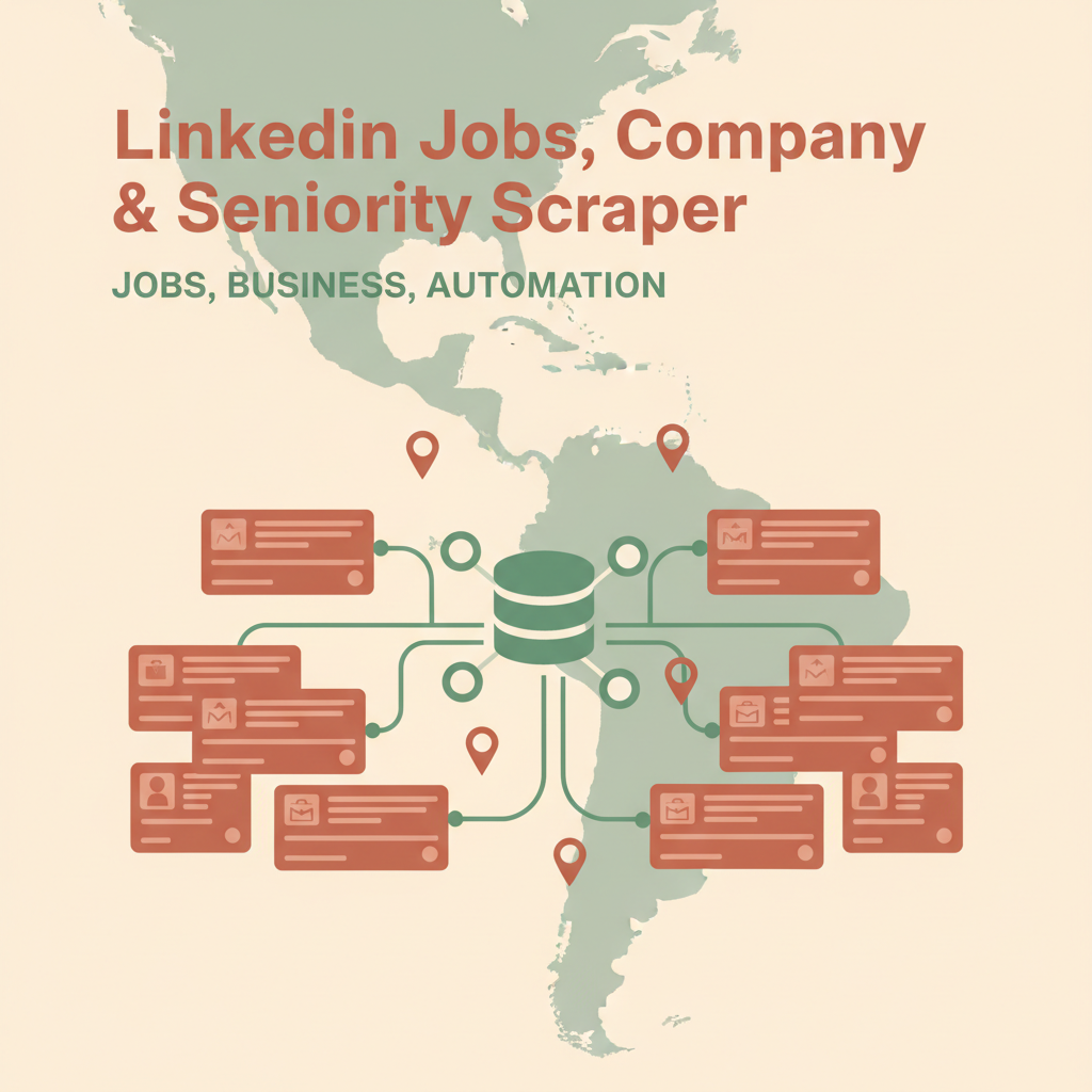 Cómo extraer ofertas de trabajo de LinkedIn en América Latina