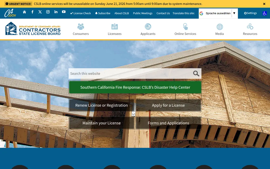cslb.ca.gov — the source we scrape